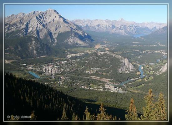 Banff vom Sulphur Mountain
