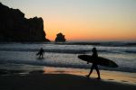 Surfer bei Morro Bay