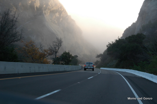 HWY 1 vor Santa Barbara
