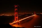 Golden Gate at night
