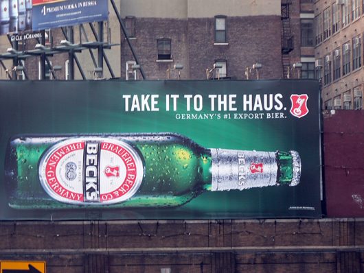 Becks
Einfahrt Lincoln Tunnel
