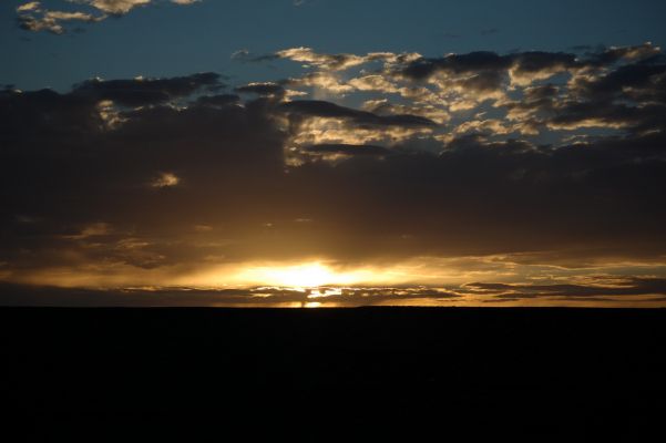 Abendstimmung bei Goosenecks von St. Juan
