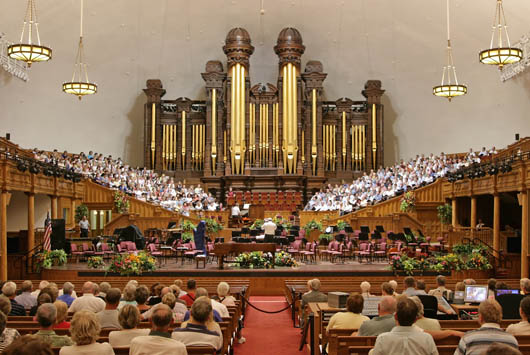 Chorprobe im Tabernacle
