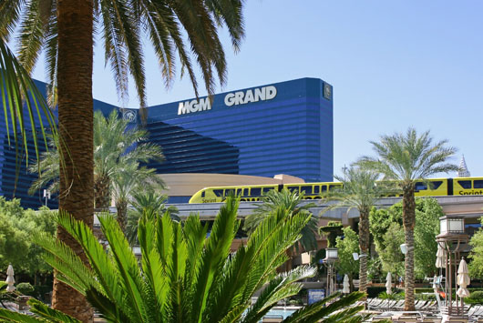 Im MGM Poolbereich
