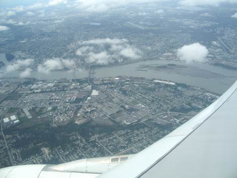 Landeanflug auf Vancouver
