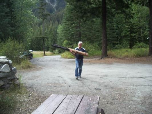 Ein bischen Holz fürs Campfire
