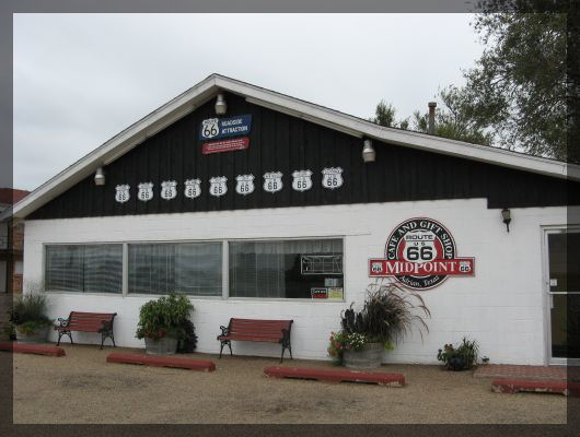 Am Mittelpunkt der Route 66, Bild 1
