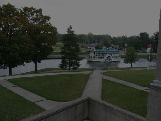 am Peterboroug Lift Lock
