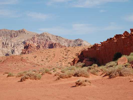 Aufgang zur Mesa
Der Weg hinauf zum Hob Goblins Playground oder Little Finland
