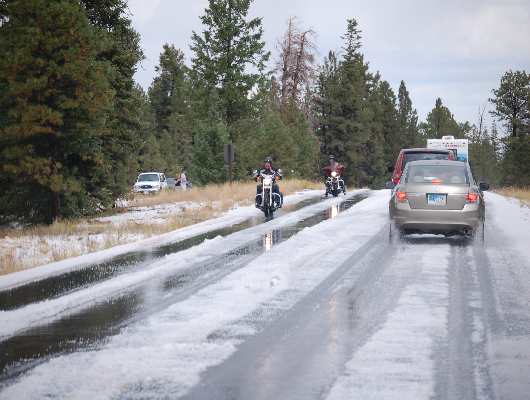Hagel im Bryce Canyon
