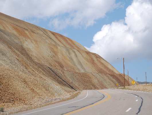 Auffahrt zur Coppermine
