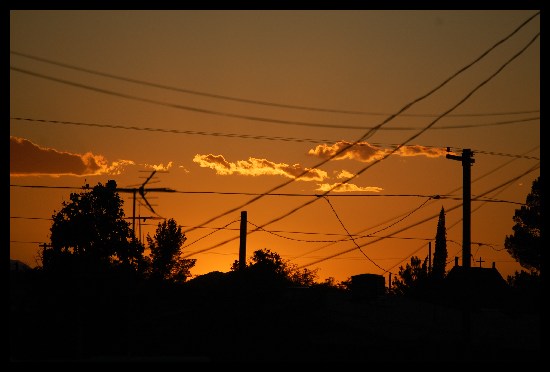 Sunset Tombstone
