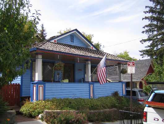 Haus in Blau
