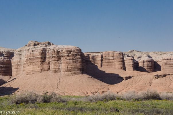 Felsformation zwischen Hanksville und Torrey
