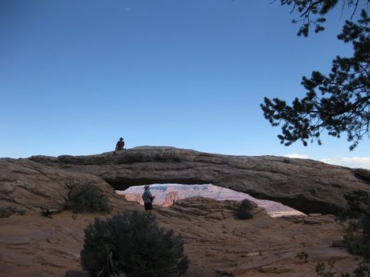Herbert on Mesa Arch
