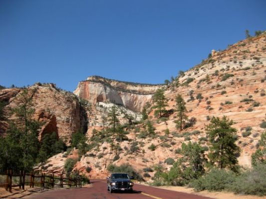 Anfahrt Zion von Kanab aus
