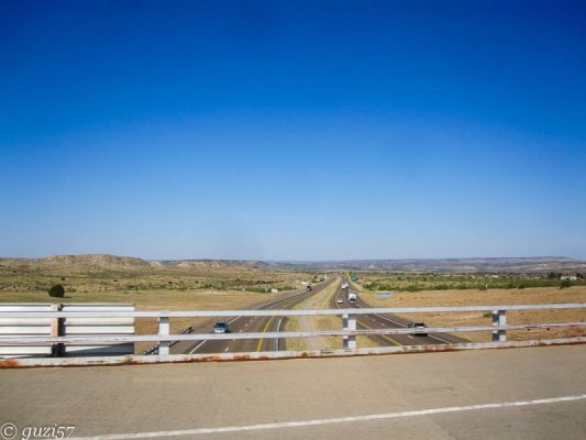 Blick auf die I 40
