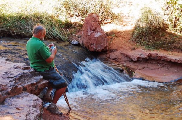 Herbert mit Wasser
