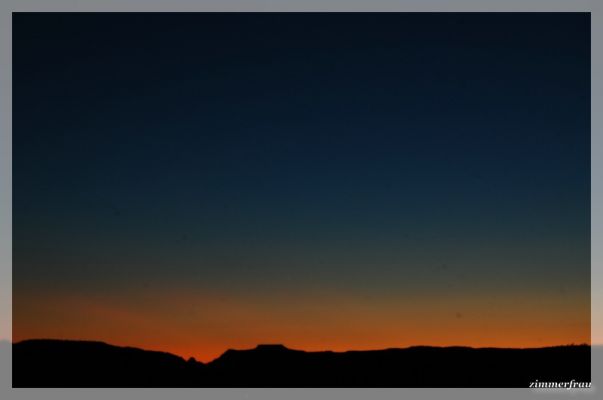 Sunset over Zion

