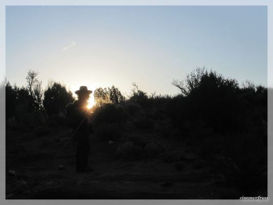 Sunrise auf dem Weg zur Wave
