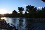San Juan River im Abendlicht