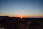 Sunrise auf der Hole in the Rock Road