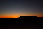 Train Rock Sunrise
