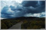 Wolken am Mono Lake