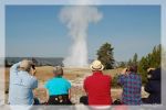 Old Faithful mit Fans