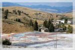 Blick von den Lower Terraces auf Mammoth H. Springs