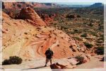 Auf dem Weg zum Wave Arch