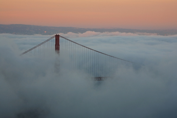 Golden Gate Bridge zum Sunset
