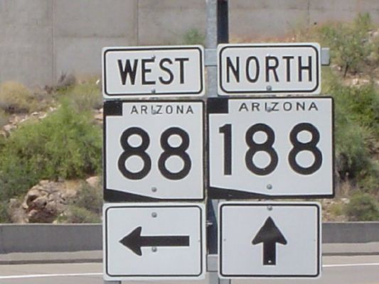 Abzweigung zum Apache Trail
