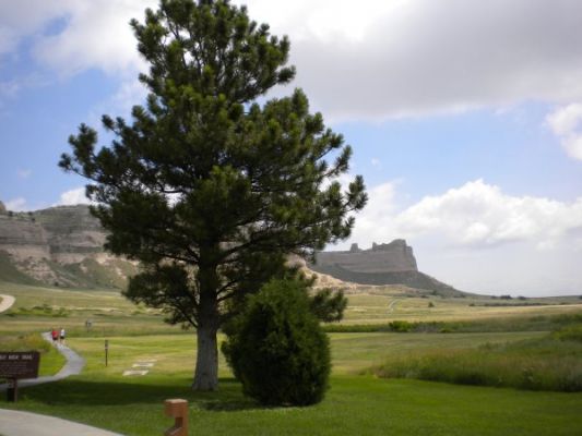 Blick auf Scottsbluff NM
