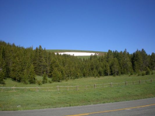 Schnee Big Horn Mountains
