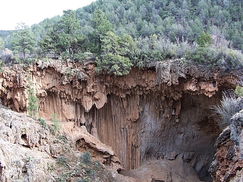 Tonto Natural Bridges
Nahaufnahme der Felsbrücke
