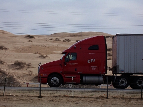 Blick von Rastplatz an I-8 West kurz nach Yuma
