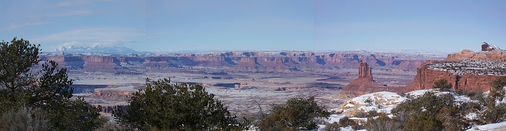 Canyonlands - Island in the Sky
zwischen Shafer Trail Overlook und Orange Cliffs Overlook
