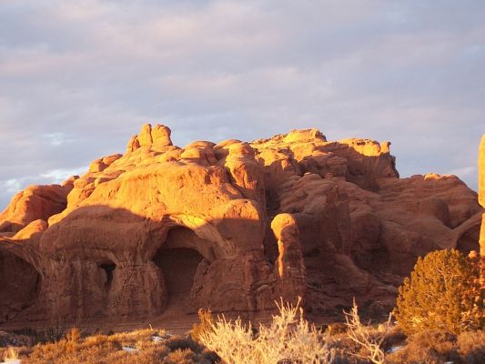 Abendstimmung im Arches NP
