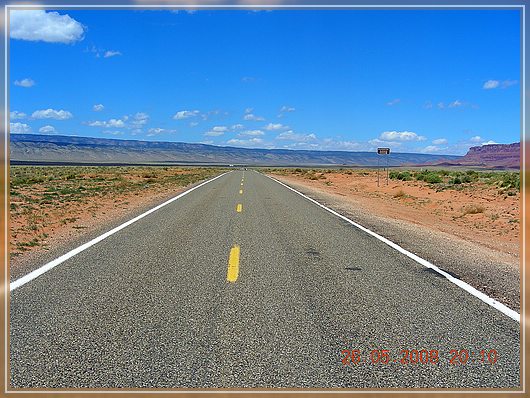 Highway 89A - endlose Weite
