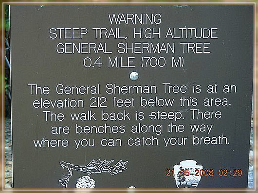 steep trail
