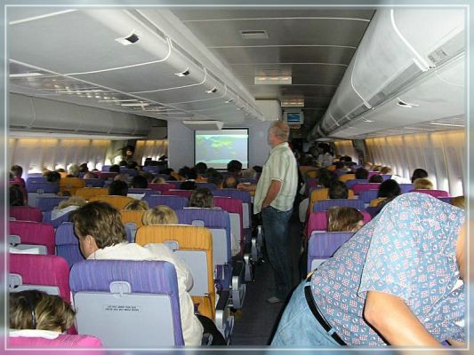 im Jumbo der Thai
