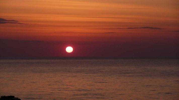 Sonnenaufgang an der Cala Millor
