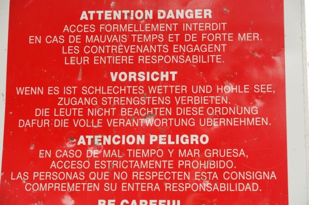 Schild in Banyuls-sur-Mer
