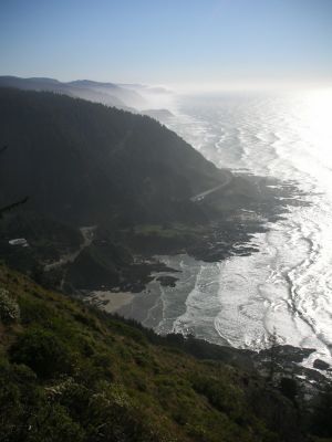 Aussicht von Cape Perpetua
Der Blick von Cape Perpetua nach Sueden.
Schlüsselwörter: Oregon, Coast, Cape Perpetua