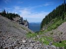 Rockfall am Mt.Hood