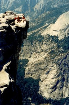 Gewagt
Half Dome im Yosemite Nationalpark 
