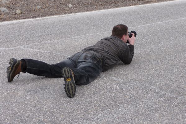 Tourist at work
gesehen auf der Strasse zum Capitol Reef NP
