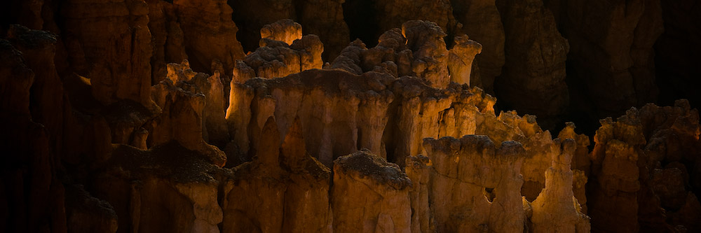 Glowing rocks
Bryce Canyon - das Glühen der Felsen beim sunrise
