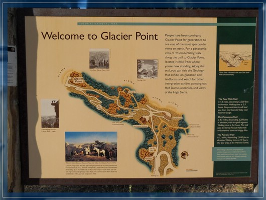 Glacier Point Schild
